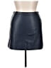 J.Crew 100% Polyester Blue Faux Leather Skirt Size 12 - photo 1