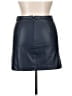 J.Crew 100% Polyester Blue Faux Leather Skirt Size 12 - photo 2