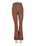 Audrey 3+1 Animal Print Brown Casual Pants Size S (estimated) - photo 1