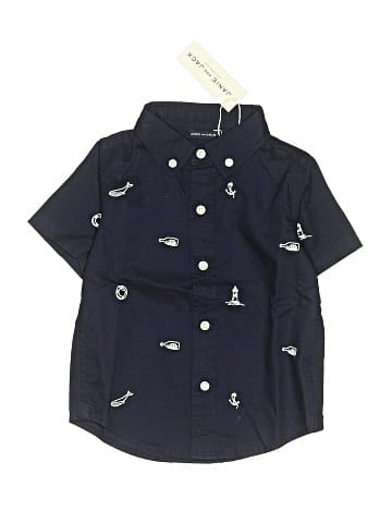 Janie and Jack Short Sleeve Button-Down Shirt (view 1)