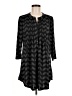 Reborn Chevron-herringbone Black Casual Dress Size M - photo 1