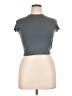 Just Polly Gray Short Sleeve Turtleneck Size 1X - photo 1