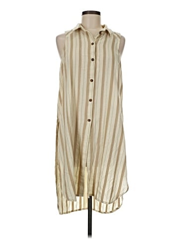 By Anthropologie Sleeveless Button-Down Shirt (view 1)
