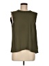 J.Crew 100% Polyester Green Sleeveless Blouse Size M (estimated) - photo 1