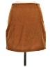 Shein 100% Polyester Solid Brown Casual Skirt Size 6 - photo 2