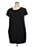 Caslon Solid Black Casual Dress Size XXL - photo 2