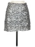 Bailey 44 100% Nylon Metallic Silver Gold Formal Skirt Size S - photo 1
