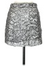 Bailey 44 100% Nylon Metallic Silver Gold Formal Skirt Size S - photo 2
