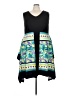 Avenue Graphic Blue Casual Dress Size 22 - 24 Plus - photo 1
