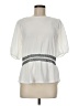 Vince Camuto White Short Sleeve Blouse Size M - photo 1
