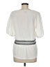 Vince Camuto White Short Sleeve Blouse Size M - photo 2