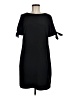 AB Studio 100% Polyester Solid Black Casual Dress Size 8 - photo 1
