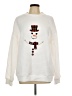 Unbranded Print White Pullover Sweater Size L - photo 1