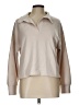 M Magaschoni Tan Long Sleeve Blouse Size L - photo 1