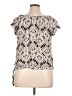 Apt. 9 100% Rayon Ivory Short Sleeve Blouse Size XL - photo 2