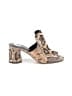 Vince. Animal Print Tan Sandals Size 7 1/2 - photo 1