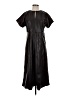 Halogen 100% Polyurethane Black Casual Dress Size XXS - photo 1