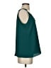 Space 46 100% Polyester Teal Sleeveless Blouse Size S - photo 4