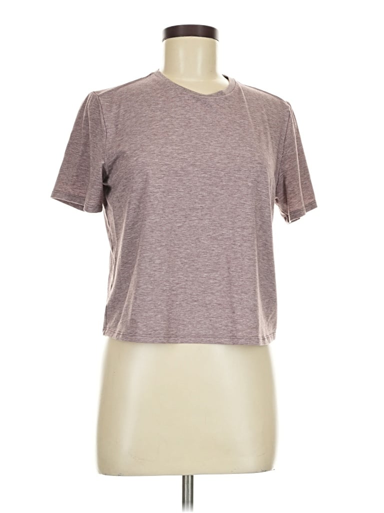 Pre-owned Outdoor Voices Active T-shirt In Brown