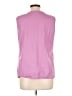 Talbots 100% Polyester Pink Sleeveless Blouse Size L - photo 2