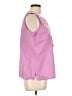 Talbots 100% Polyester Pink Sleeveless Blouse Size L - photo 4