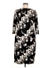 JM Studio Print Black Casual Dress Size XL (estimated) - photo 2