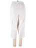 Catherines Solid White Casual Pants Size 3X - photo 2