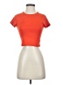 Sincerely Jules Orange Short Sleeve Turtleneck Size XS - photo 1