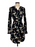 Maison Jules 100% Polyester Floral Black Casual Dress Size XS - photo 1
