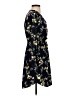 Maison Jules 100% Polyester Floral Black Casual Dress Size XS - photo 4