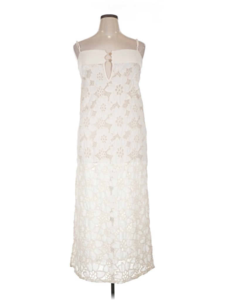 Pre-owned Jen's Pirate Booty Cocktail Dress In Ivory