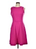 Jennifer Lopez Solid Pink Cocktail Dress Size 12 - photo 1