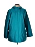 Tally-Ho 100% Polyester Teal Raincoat Size L - photo 1