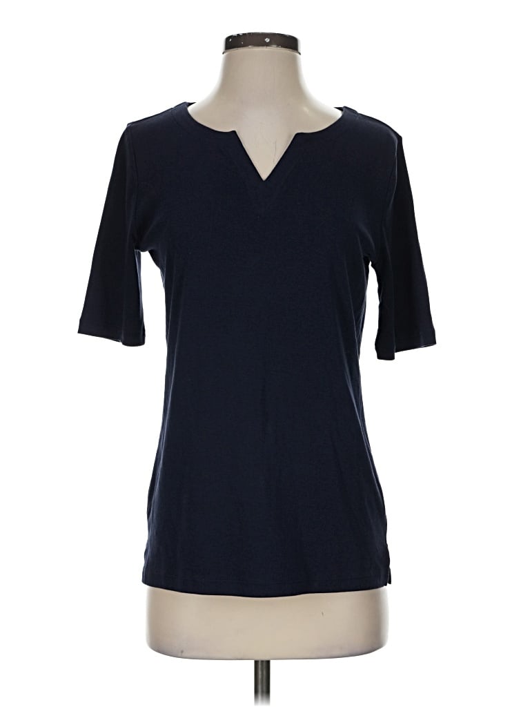 Click to view more detailed imagery on our partner's website Pre-owned Talbots 3/4 Sleeve T-shirt In Blue