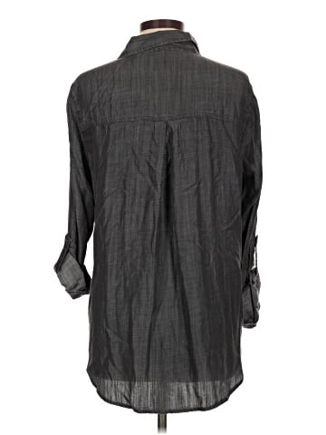 Jane and Delancey 3/4 Sleeve Button-Down Shirt (view 2)