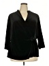 Kasper Black 3/4 Sleeve Blouse Size 2X - photo 1