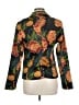 Natori 100% Cotton Floral Orange Blue Blazer Size 8 - photo 2