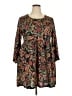 Unbranded Paisley Brown Casual Dress Size XXL - photo 1