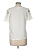 Tovia 100% Polyester Ivory Short Sleeve Blouse Size L - photo 2