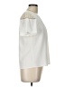 Tovia 100% Polyester Ivory Short Sleeve Blouse Size L - photo 4