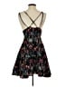 Fab'rik 100% Rayon Floral Black Cocktail Dress Size S - photo 2