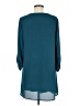 Lush 100% Polyester Solid Teal Casual Dress Size M - photo 2