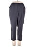 Catherines Solid Gray Casual Pants Size 3X - photo 1