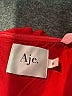 Aje. Floral Red Cocktail Dress Size 6 - photo 7
