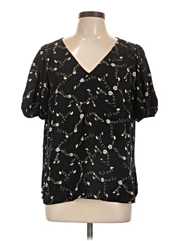 Lauren Conrad Short Sleeve Blouse (view 1)