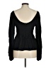 Shein 100% Polyester Black Long Sleeve Top Size 6 - photo 2