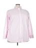 Chaps 100% Cotton Stripes Pink Long Sleeve Button-Down Shirt Size 3X - photo 1