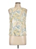 Charlie Yellow Sleeveless Blouse Size L - photo 1