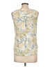 Charlie Yellow Sleeveless Blouse Size L - photo 2