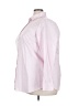 Chaps 100% Cotton Stripes Pink Long Sleeve Button-Down Shirt Size 3X - photo 5